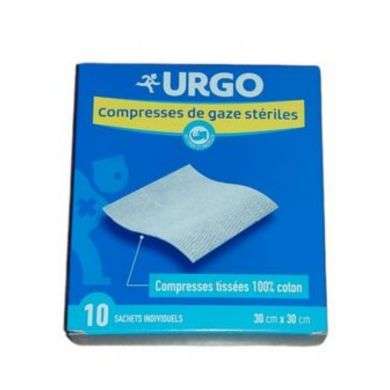 Urgo Compresses de Gaze Stériles   Urgo Compresses de Gaze Stériles