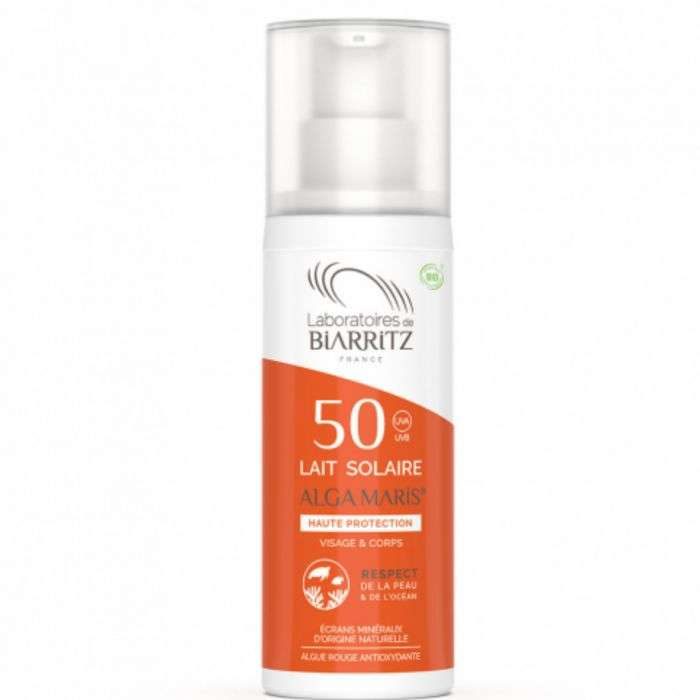 BIARRITZ alga maris spf 50 lait solaire BIARRITZ alga maris spf 50 lait solaire