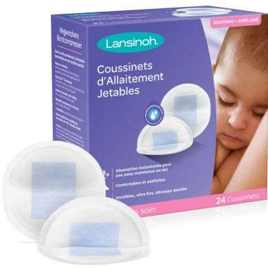 Lansinoh Coussinets D'allaitement Jetables 24 Pièces Lansinoh Coussinets D'allaitement Jetables 24 Pièces