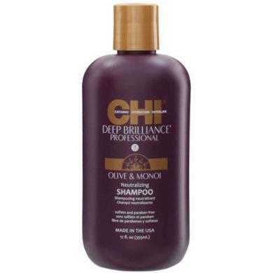 CHI deep brilliance olive and monoi deep protein SHAMPOO 355ML  CHI deep brilliance olive and monoi deep protein SHAMPOO 355ML