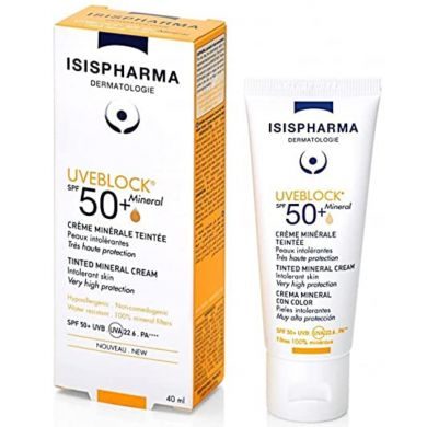 UVEBLOCK® SPF 50+ Mineral Crème minérale très haute protection 40 ml UVEBLOCK® SPF 50+ Mineral Crème minérale très haute protection 40 ml