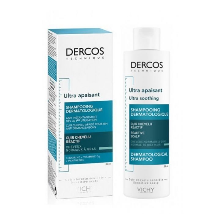 VICHY DERCOS ULTRA APAISANT - Cheveux Normaux à Gras 200ML VICHY DERCOS ULTRA APAISANT - Cheveux Normaux à Gras 200ML
