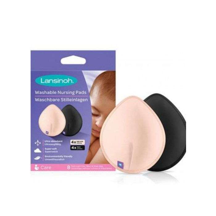 LASINOH Coussinets d'allaitement lavables Lansinoh Couleurs x8 LASINOH Coussinets d'allaitement lavables Lansinoh Couleurs x8