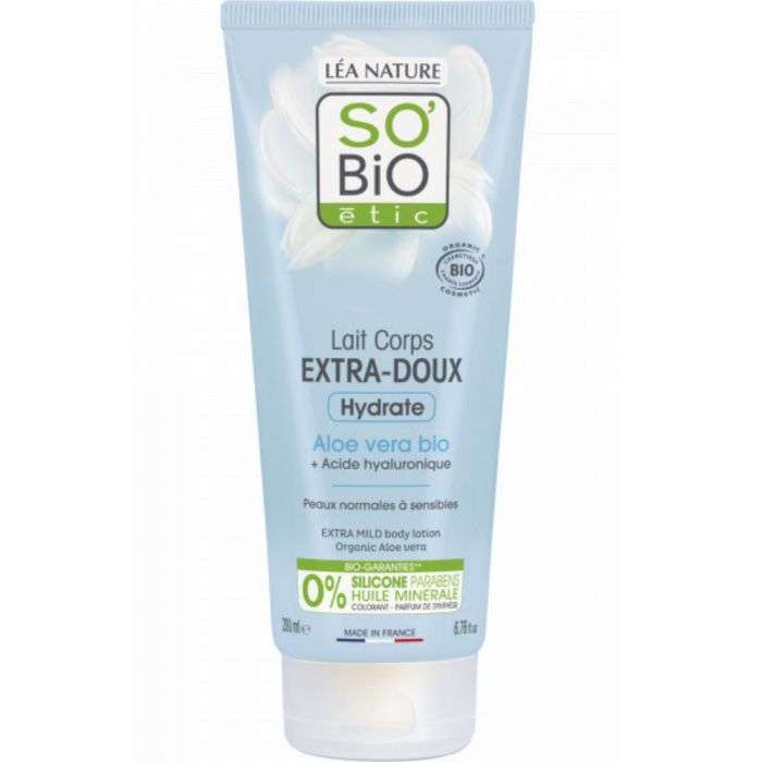 SO BIO ETIC Lait Corps Extra Doux Aloe Vera 200Ml