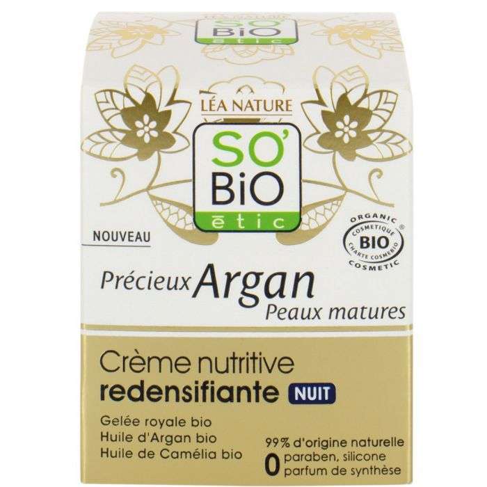 SO BIO Creme nutritive redensifiante nuit SO BIO Creme nutritive redensifiante nuit
