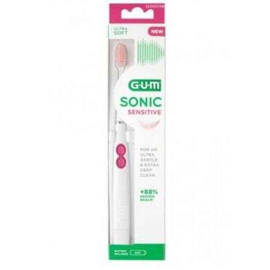 GUM BROSSE À DENTS ÉLECTRIQUE À PILE SONIC SENSITIVE GUM BROSSE À DENTS ÉLECTRIQUE À PILE SONIC SENSITIVE