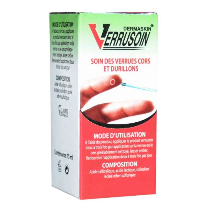 DERMASKIN VERRUSOIN soin des verrues cors et durillons DERMASKIN VERRUSOIN soin des verrues cors et durillons