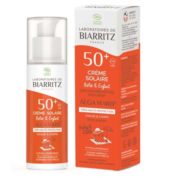 BIARRITZ ALGA MARIS Creme solaire enfant spf 50+