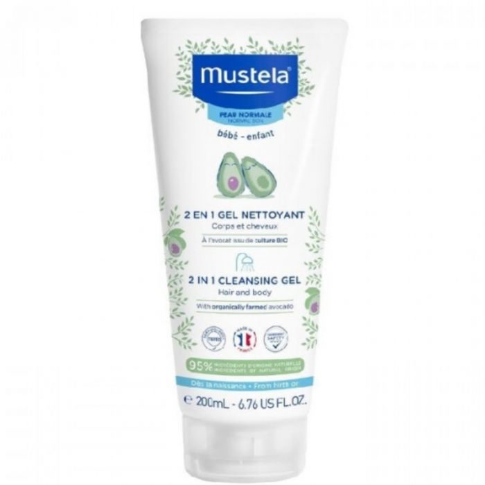 MUSTELA GEL NETTOYANT 2 EN 1 200ML CHEVEUX ET CORPS MUSTELA GEL NETTOYANT 2 EN 1 200ML CHEVEUX ET CORPS