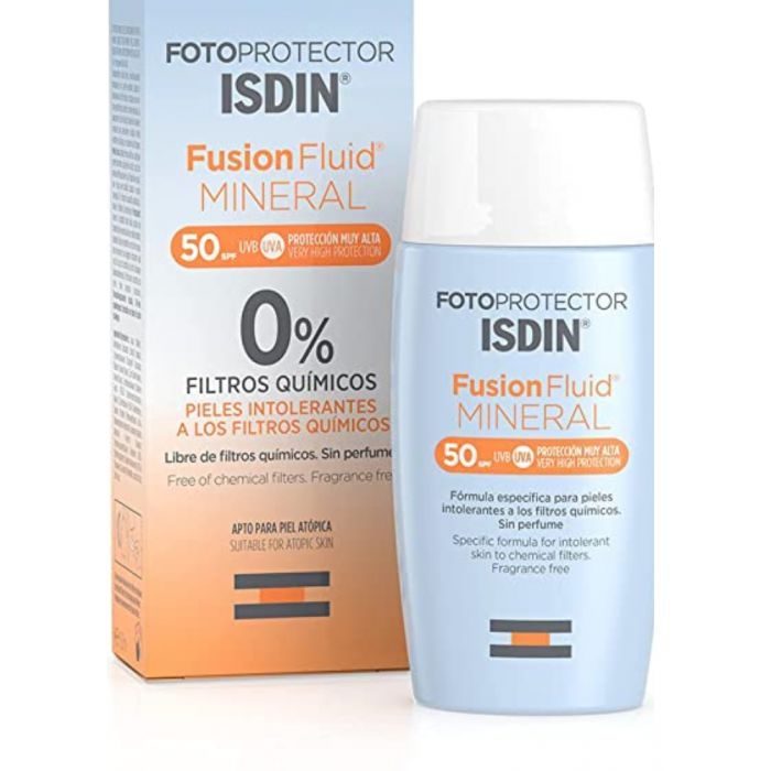 ISDIN Fotoprotector Fusion Fluid Mineral SPF 50+ / 50 ML ISDIN Fotoprotector Fusion Fluid Mineral SPF 50+ / 50 ML
