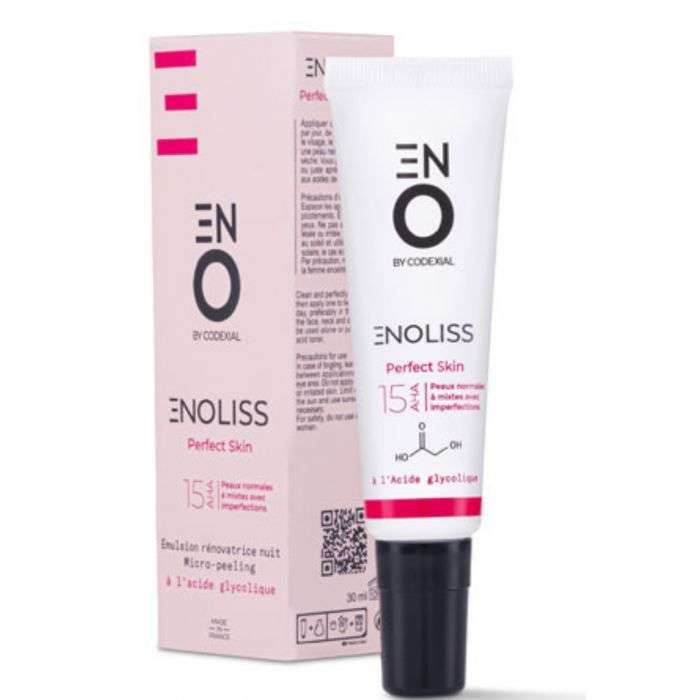 ENOLISS perfect skin 15 AHA Emulsion renovatrice nuit micro peeling ENOLISS perfect skin 15 AHA Emulsion renovatrice nuit micro peeling
