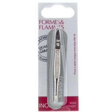 FORMES ET FLAMMES PINCE A EPILER LONGUE MORS BIAIS REF19