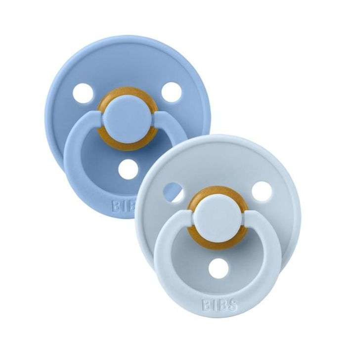 BABYFIVE set de 2 sucettes Sky Blue / Baby Blue 0-6 mois BABYFIVE set de 2 sucettes Sky Blue / Baby Blue 0-6 mois