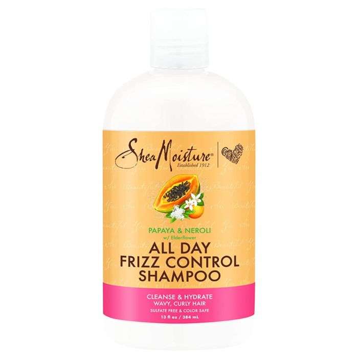 SHEA MOISTURE papaya & Neroli all day frizz control shampoo 384ml SHEA MOISTURE papaya & Neroli all day frizz control shampoo 384ml