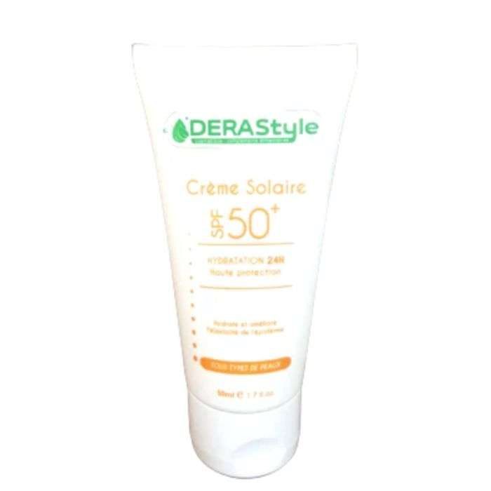DERASTYLE creme solaire spf 50+ hydratation 24h DERASTYLE creme solaire spf 50+ hydratation 24h
