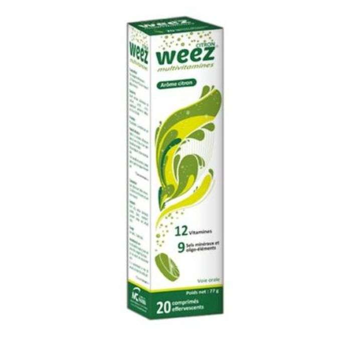 WEEZ multivitamines citron 20comprimes