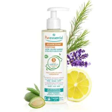 PURESSENTIEL ASSAINISSANT savon liquide surgras 250ml PURESSENTIEL ASSAINISSANT savon liquide surgras 250ml