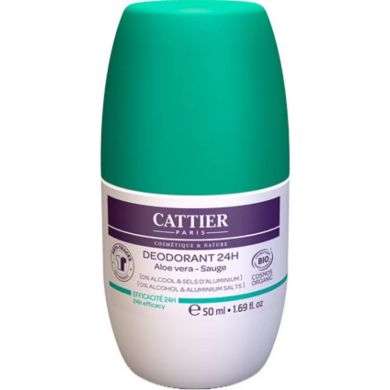 CATTIER deodorant 24h aloe vera- sauge CATTIER deodorant 24h aloe vera- sauge