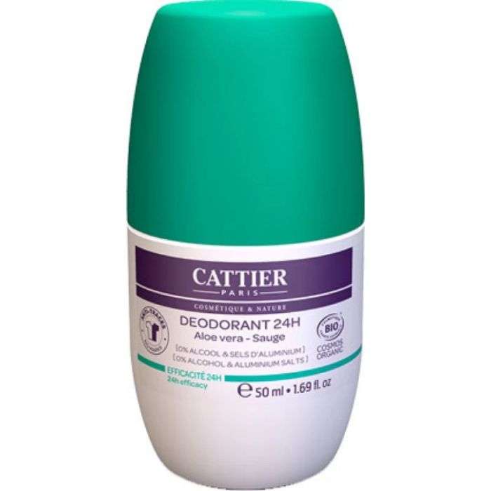 CATTIER deodorant 24h aloe vera- sauge CATTIER deodorant 24h aloe vera- sauge