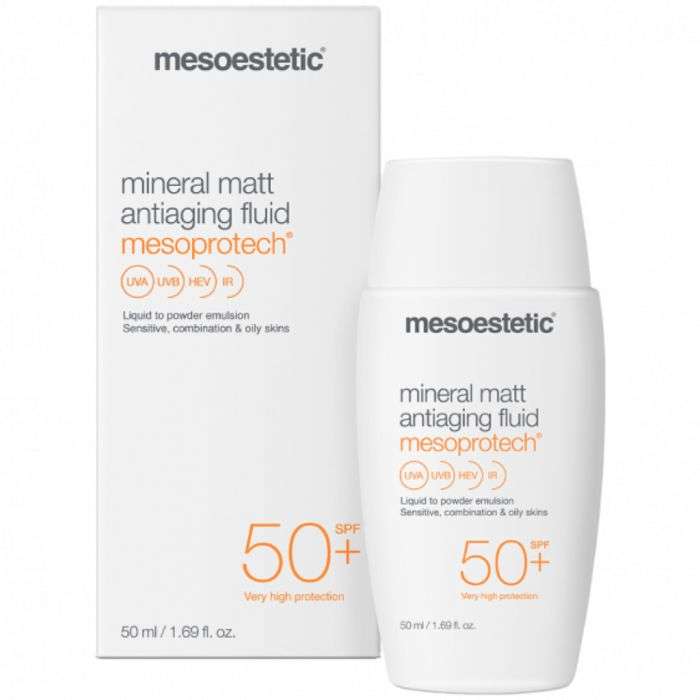 MESOESTETIC mineral matt antiaging fluid mesoprotech spf 50+