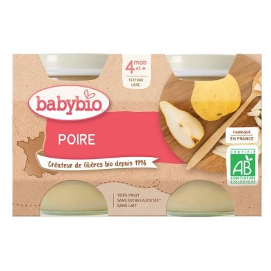 Babybio Petit pot poire de Provence 2 x 130 g Babybio Petit pot poire de Provence 2 x 130 g