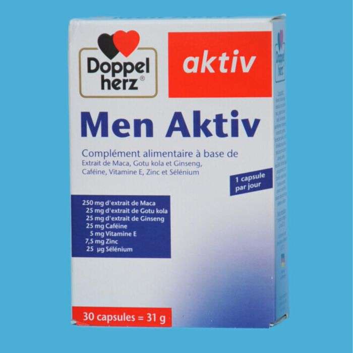Doppel herz men aktiv 30 comprimes Doppel herz men aktiv 30 comprimes