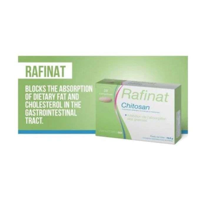 RAFINAT chitosan 60 gelules RAFINAT chitosan 60 gelules