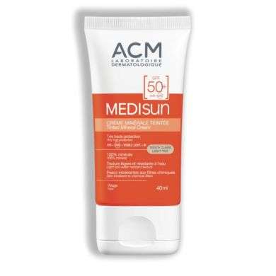 ACM MEDISUN Creme mineral teinte 40ml-teinte claire ACM MEDISUN Creme mineral teinte 40ml-teinte claire