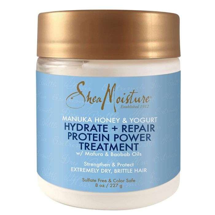 SHEA MOISTURE Manuka Honey & Yogurt, Hydrate + Repair Protein Power Treatment 227 g SHEA MOISTURE Manuka Honey & Yogurt, Hydrate + Repair Protein Power Treatment 227 g