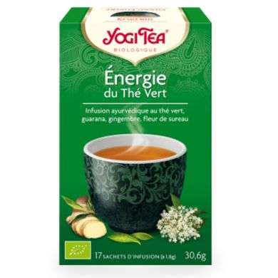 YOGI TEA Energie du the vert 17 sachets YOGI TEA Energie du the vert 17 sachets