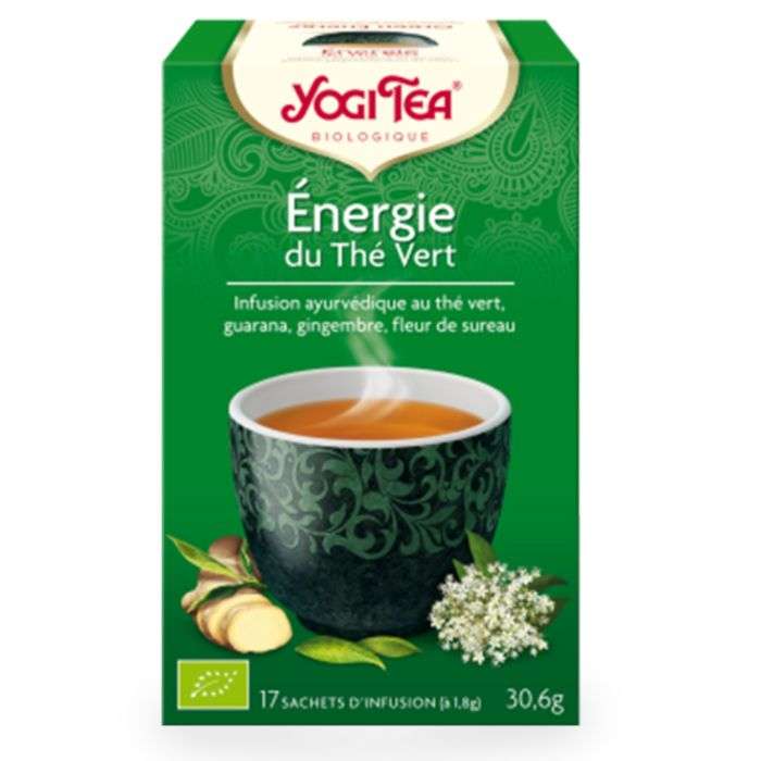 YOGI TEA Energie du the vert 17 sachets YOGI TEA Energie du the vert 17 sachets