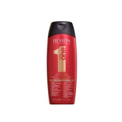 REVLON PROFESSIONAL® – UNIQ ONE HAIR & SCALP ALL IN ONE CONDITIONING SHAMPOO 300ML  REVLON PROFESSIONAL® – UNIQ ONE HAIR & SCALP ALL IN ONE CONDITIONING SHAMPOO 300ML