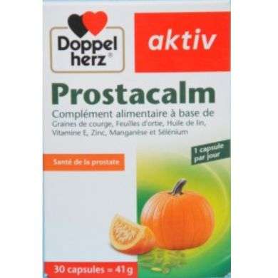 DOPPELHERZ Prostacalm sante de la prostate 30 capsules DOPPELHERZ Prostacalm sante de la prostate 30 capsules