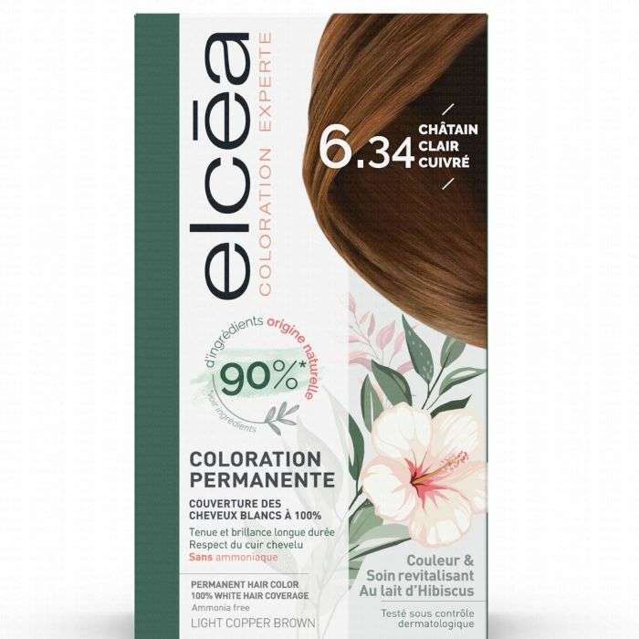 ELCEA coloration permanente 6,34 chatin claire ELCEA coloration permanente 6,34 chatin claire