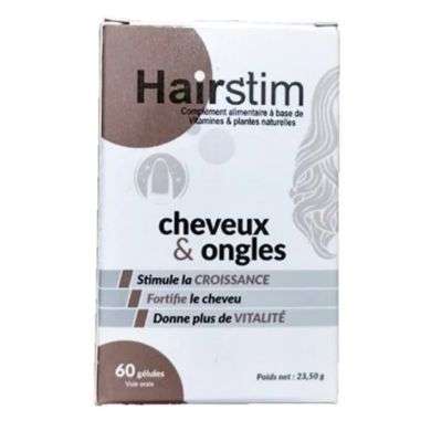 HAIRSTIM cheveux et ongles 60 gélules HAIRSTIM cheveux et ongles 60 gélules