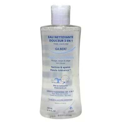 Gilbert Eau Nettoyante Douceur 3en1 Bebe 200ml Gilbert Eau Nettoyante Douceur 3en1 Bebe 200ml