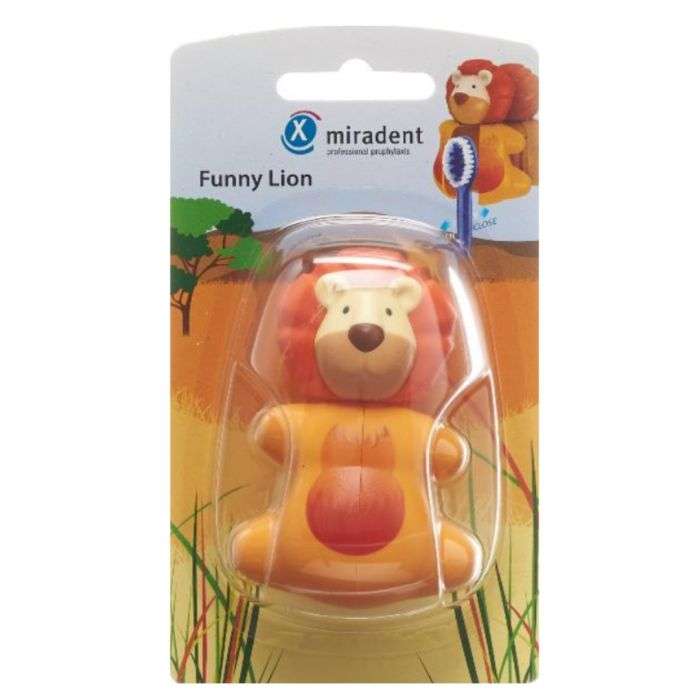 MIRADENT porte Brosse a dent funny lion MIRADENT porte Brosse a dent funny lion