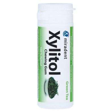 MIRADENT XYLITOL CHEWING GUM GREEN TEA MIRADENT XYLITOL CHEWING GUM GREEN TEA