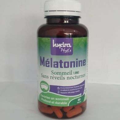 HYDRA PHITS Melatonine sommeil 60capsules HYDRA PHITS Melatonine sommeil 60capsules