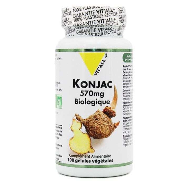 VIT'ALL+ konjac 570mg biologique 100 capsules VIT'ALL+ konjac 570mg biologique 100 capsules