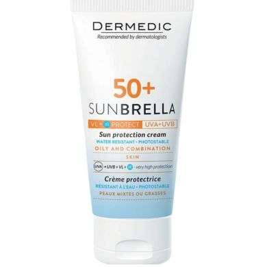 DERMEDIC SUNBRELLA 50+ OILY AND COMBINATIONskin 50ml DERMEDIC SUNBRELLA 50+ OILY AND COMBINATIONskin 50ml
