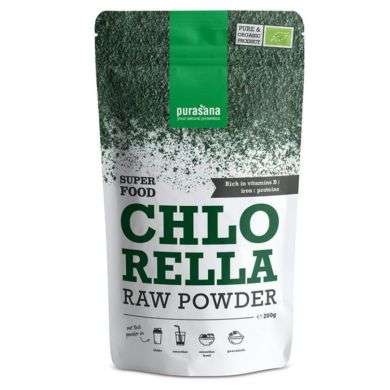 PURASANA CHLORELLA RAW POWDER 200G PURASANA CHLORELLA RAW POWDER 200G