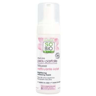 SO BIO mousse nettoyante eclat 150ml SO BIO mousse nettoyante eclat 150ml