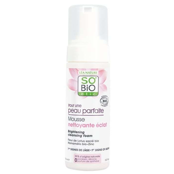 SO BIO mousse nettoyante eclat 150ml