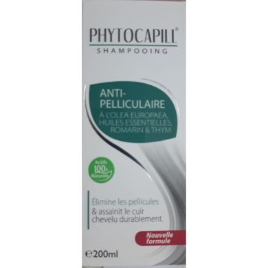 PHYTOCAPILL SHAMPOOING ANTI-PELLICULAIRE 200 ML PHYTOCAPILL SHAMPOOING ANTI-PELLICULAIRE 200 ML