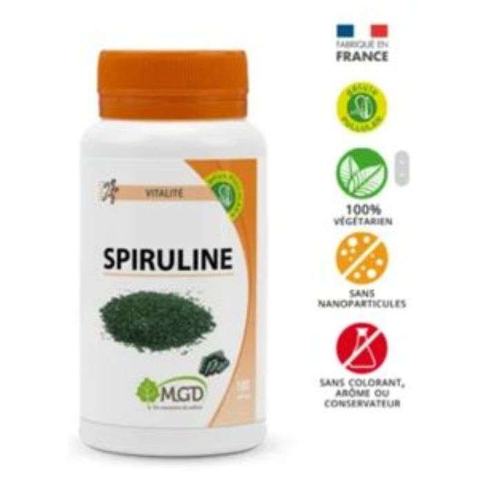 MGD Spiruline 200capsules