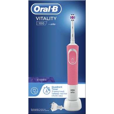ORAL-B vitality 100 brosse a dents rose ORAL-B vitality 100 brosse a dents rose