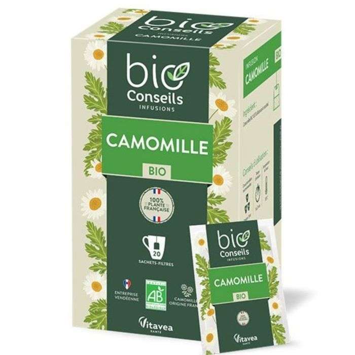 CONSEILS BIO INFUSION CAMOMILLE