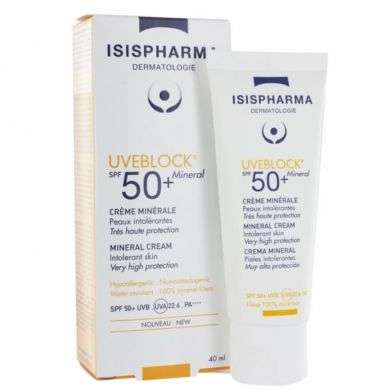 ISISPHARMA UVEBLOCK Creme minerale invisible spf 50+ ISISPHARMA UVEBLOCK Creme minerale invisible spf 50+