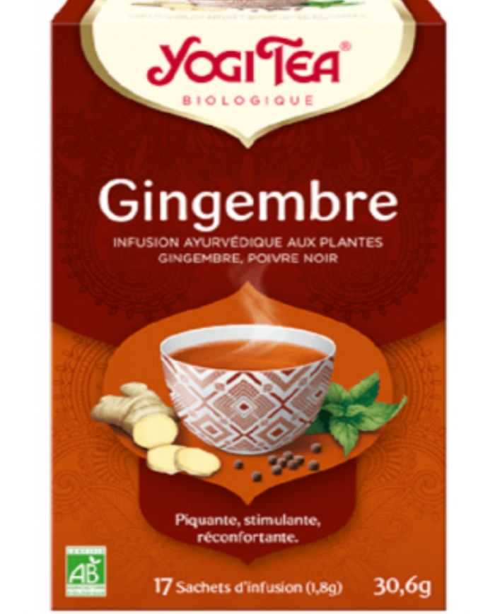 YOGI TEA, gingembre 17*1.8G YOGI TEA Tisanes naturelles